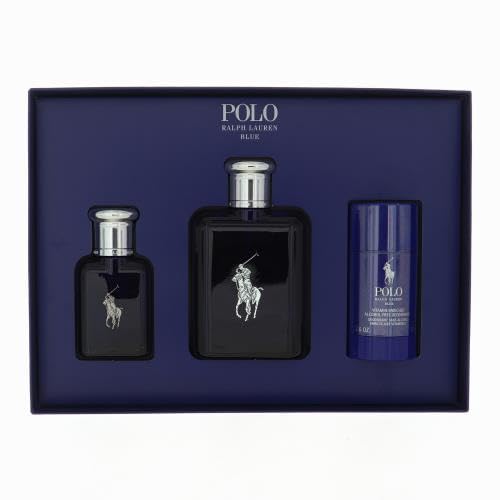 Ralph Lauren Polo Blue Gift Set 125ml EDT + 40ml EDT + 75g Deodorant Stick - Fragrance at MyPerfumeShop by Ralph Lauren