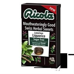 Ricola Swiss Herb Drops Sugar-Free Liquorice Box With Stevia 20 Pack - 45g - Confectionary at MyPerfumeShop by Ricola