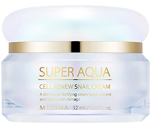 Missha Super Aqua Cell Renew Snail Cream 47ml - For Dry Skin - Face Cream at MyPerfumeShop by Missha