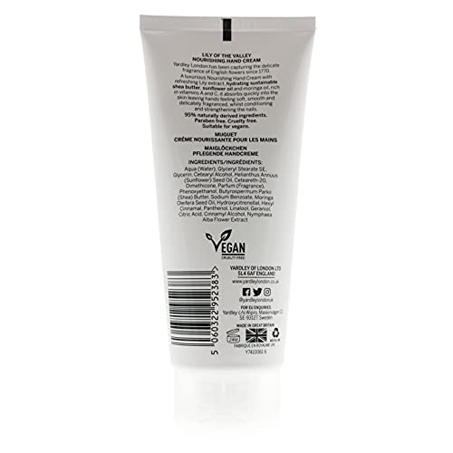 Yardley Of London Lily of the Valley Nourishing Hand Cream for her 100ml - Hand & Nail Creams at MyPerfumeShop by Yardley London