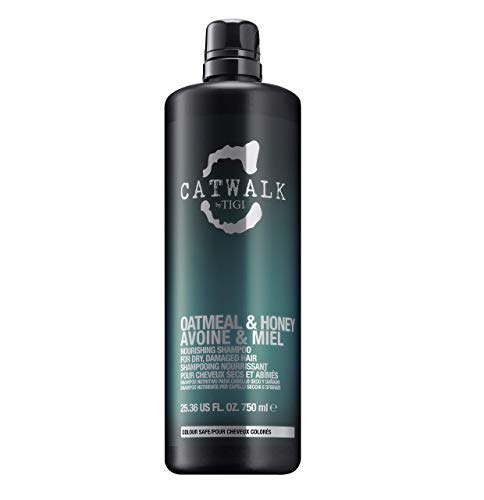 TIGI Catwalk Oatmeal & Honey Avoine & Miel Nourishing Shampoo For Dry, Damaged Hair 750ml - Haircare at MyPerfumeShop by TIGI