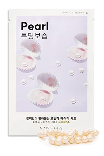 Missha Airy Fit Sheet Mask 19g - Pearl - Face Mask at MyPerfumeShop by Missha