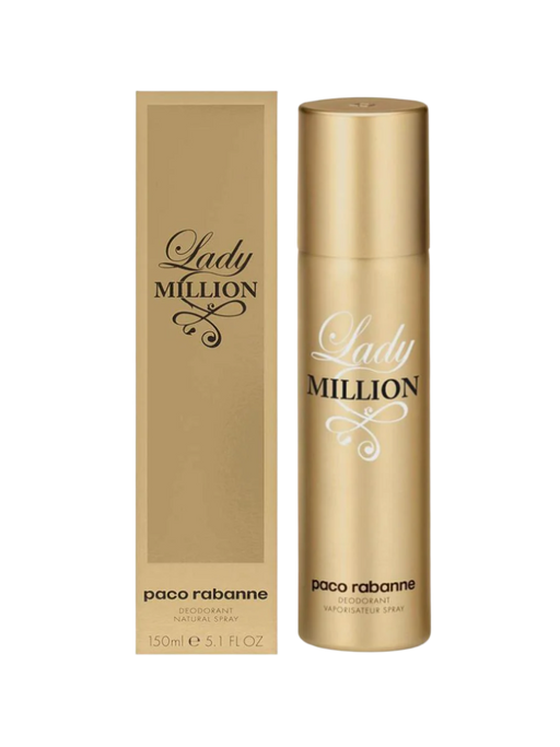 Paco Rabanne Lady Million Deodorant Spray 150ml - Personal Care at MyPerfumeShop by Paco Rabanne