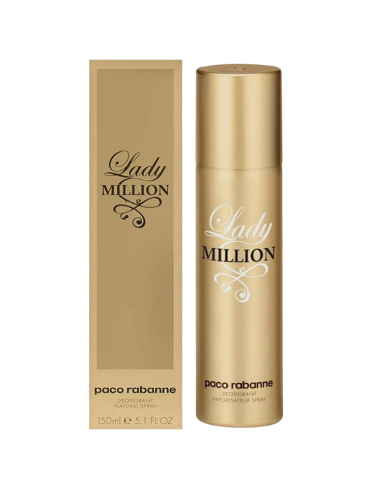 Paco Rabanne Lady Million Deodorant Spray 150ml - Personal Care at MyPerfumeShop by Paco Rabanne