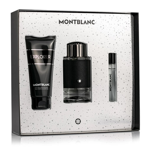 Mont Blanc Explorer Gift Set 100ml EDP + Shower Gel 100ml + 7.5ml EDP - Fragrance at MyPerfumeShop by Mont Blanc