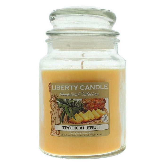 Liberty Candle Tropical Fruit 510G Glass Jar With Lid - Candles at MyPerfumeShop by Liberty Candle