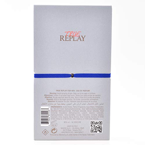 Replay True For Her Eau De Parfum 60ml - Eau De Parfum at MyPerfumeShop by Replay