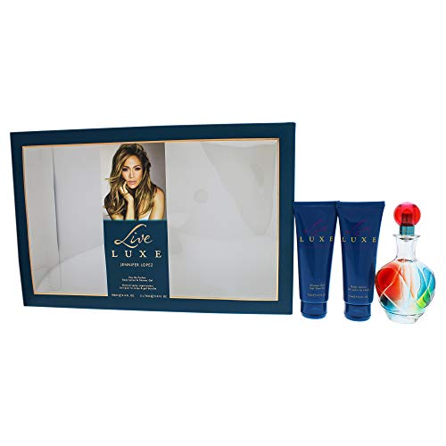 Live Luxe by Jennifer Lopez for Women - 3 Pc Gift Set 3.4oz EDP Spray 2.5oz Shower Gel 2.5oz Body - Sets & Kits at MyPerfumeShop by Jennifer Lopez