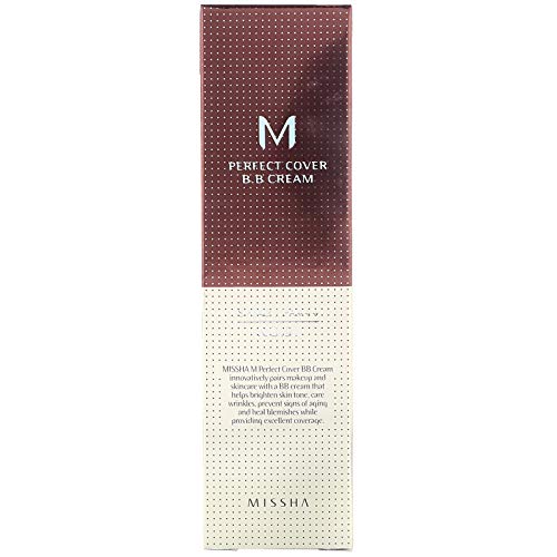 Missha M Perfect Cover BB Cream SPF42 50ml - 21 Light Beige - BB Cream at MyPerfumeShop by Missha