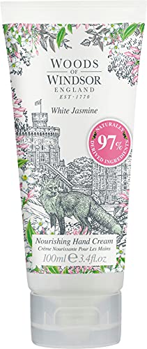 Woods Of Windsor White Jasmine Hand Cream 100ml - Skincare at MyPerfumeShop by Woods Of Windsor