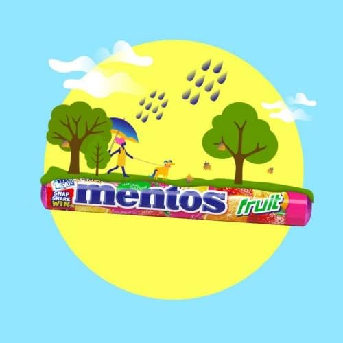 Mentos Fruit Roll 40 Pack - Confectionary at MyPerfumeShop by Mentos