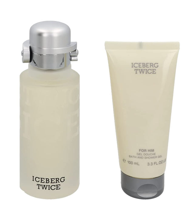 Iceberg Twice 2 Piece Gift Set: Eau De Toilette 125ml - Bath  Shower Gel 100ml - Gift Set at MyPerfumeShop by Iceberg