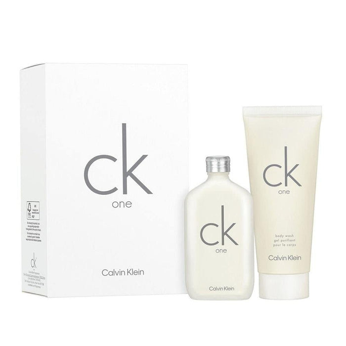 Calvin Klein Ck One 2 Piece Gift Set: Eau de Toilette 50ml - Shower Gel 100ml - Gift Set at MyPerfumeShop by Calvin Klein