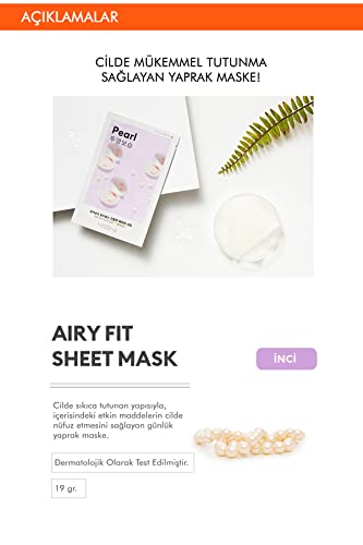 Missha Airy Fit Sheet Mask 19g - Pearl - Face Mask at MyPerfumeShop by Missha