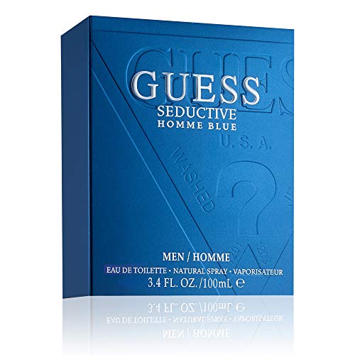 Guess Seductive Homme Blue Eau de Toilette 100ml Spray - Fragrance at MyPerfumeShop by Guess