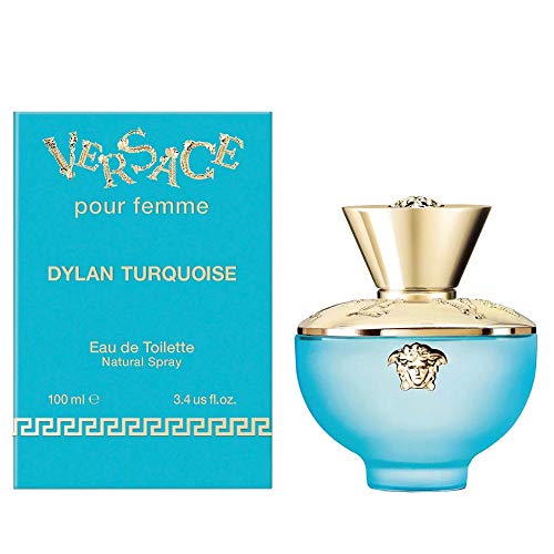 Versace Dylan Turquoise Eau De Toilette 100ml - Fragrance at MyPerfumeShop by Versace