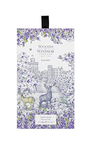 Woods of Windsor Lavender Soap 3 x 60g - Bath & Shower at MyPerfumeShop by Woods of Windsor