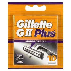 Gillette GII Plus Men’s Razor Blades, 10 Refills - Razors at MyPerfumeShop by Gillette