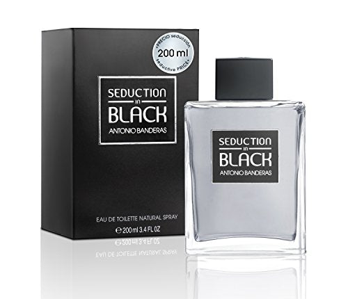 Antonio Banderas Seduction in Black Eau De Toilette 200ml - Eau de Toilette at MyPerfumeShop by Antonio Banderas