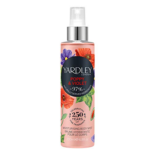 Yardley London Poppy and Violet Body Mist 200ml - Fragrance at MyPerfumeShop by Yardley London