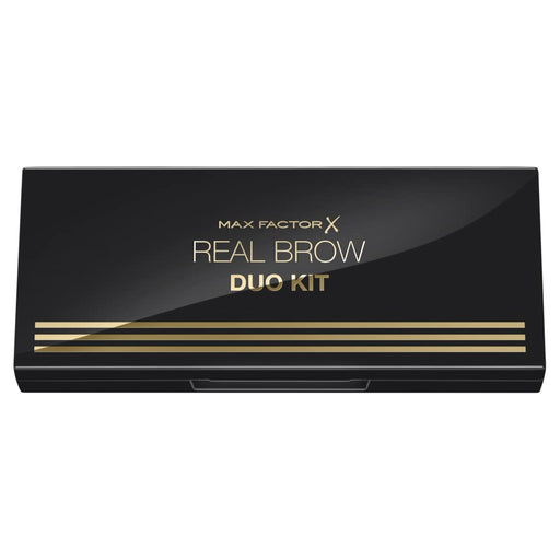 Max Factor Real Brow Duo Kit Medium Brow Kit 3.3g - Eyebrow Colours at MyPerfumeShop by Max Factor