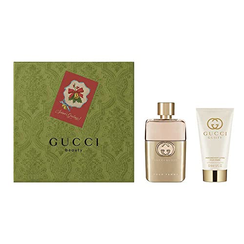 Gucci Guilty Pour Femme 2 Piece Gift Set: Eau De Parfum 50ml - Body Lotion 50ml - Gift Set at MyPerfumeShop by Gucci