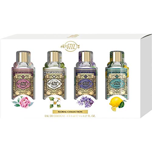 Mäurer & Wirtz Floral Collection Gift Set 8ml 4711 Floral Collection Rose EDC + 8ml 4711 Floral Collection Lilac EDC + 8ml 4711 Floral Collection Jasmine EDC + 8ml 4711 EDC - Perfume & Cologne at MyPerfumeShop by Mäurer & Wirtz