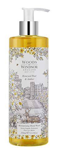 Woods Of Windsor Honeyed Pear Amber Hand Wash 350ml - Bath & Shower at MyPerfumeShop by Woods Of Windsor