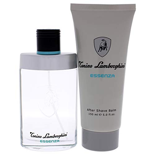 Lamborghini Essenza Gift Set 75ml EDT + 150ml Aftershave Balm - Eau De Toilette at MyPerfumeShop by Tonino Lamborghini