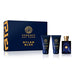 Versace Pour Homme Dylan Blue Gift Set 50ml EDT + 50ml A/Shave Balm + 50ml Shower Gel - Fragrance at MyPerfumeShop by Versace