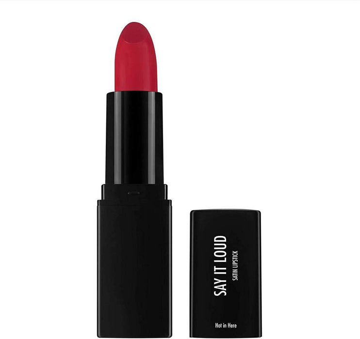 Sleek MakeUP Say It Loud Satin Lipstick 1.16g - Hot In Here - Lipsticks at MyPerfumeShop by Sleek