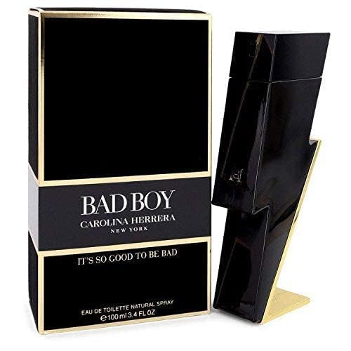 Carolina Herrera Bad Boy Eau de Toilette 100ml Spray - Fragrance at MyPerfumeShop by Carolina Herrera