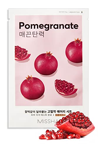 Missha Airy Fit Sheet Mask 19g - Pomegranate - Face Mask at MyPerfumeShop by Missha