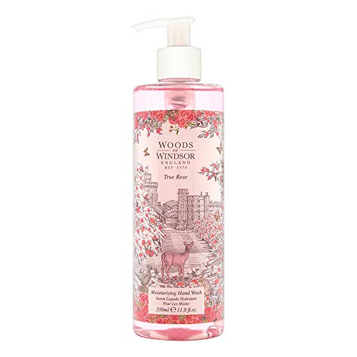 Woods Of Windsor True Rose Hand Wash 350ml - Bath & Shower at MyPerfumeShop by Woods Of Windsor