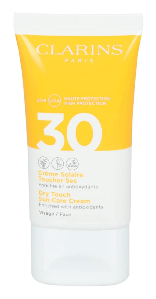 Clarins Dry Touch Sun Care Cream Spf30 Face 50ml -  at MyPerfumeShop by Health Pharm