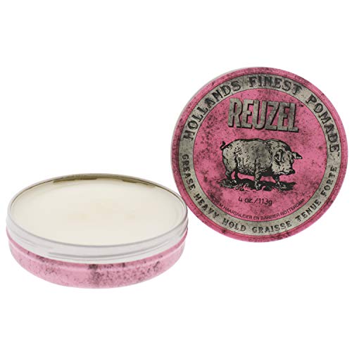 Reuzel Pink Heavy Hold Grease Pomade 113g - Haircare at MyPerfumeShop by Reuzel