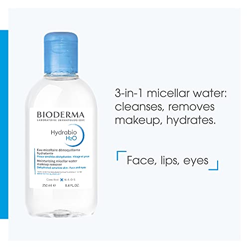 Bioderma Hydrabio H20 Moisturising Make-up Removing Micelle Solution - 250ml - Creams & Milks at MyPerfumeShop by Bioderma