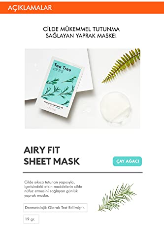 Missha Airy Fit Sheet Mask 19g - Tea Tree - Face Mask at MyPerfumeShop by Missha