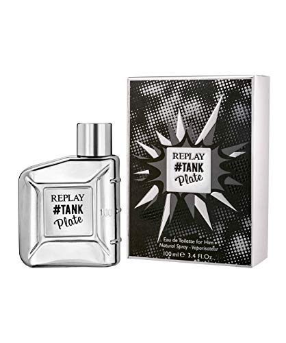 Replay #Tank Plate for Him Eau de Toilette 100ml Spray - Eau de Toilette at MyPerfumeShop by Replay