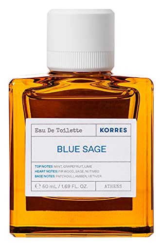 Korres Blue Sage Eau De Toilette 50ml - Eau De Toilette at MyPerfumeShop by Korres