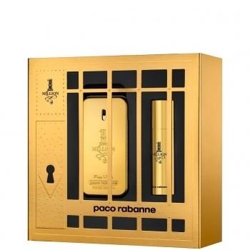 Paco Rabanne 1 Million Gift Set 50ml EDT + 10ml EDT Travel Spray - Fragrance at MyPerfumeShop by Paco Rabanne