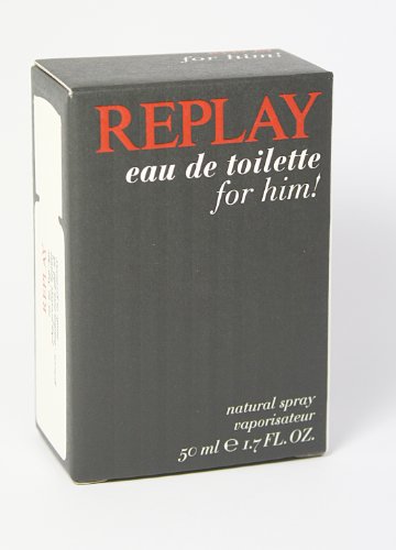 Replay For Him Eau De Toilette 50ml - Eau De Toilette at MyPerfumeShop by Replay