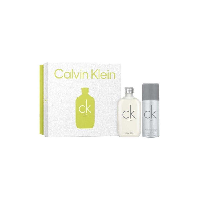 Calvin Klein Ck One 2 Piece Gift Set: Eau de Toilette 100ml - Deodorant Spray 150ml - Gift Set at MyPerfumeShop by Calvin Klein