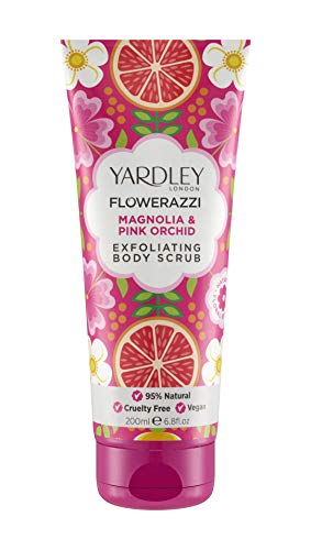 Yardley London Flowerazzi Magnolia and Pink Orchid Exfoliating Body Scrub - Scrubs at MyPerfumeShop by Yardley London