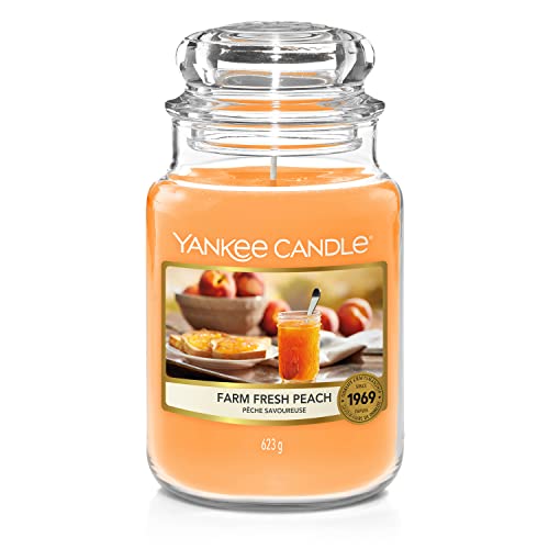 Yankee Original Candle Farm Fresh Peach Candle 623g - Candle at MyPerfumeShop by Yankee Candle