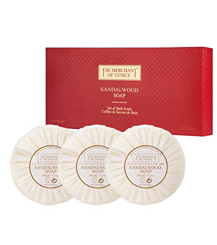 The Merchant of Venice Sandalwood Soap 3 x 100g - Bath & Shower at MyPerfumeShop by The Merchant of Venice