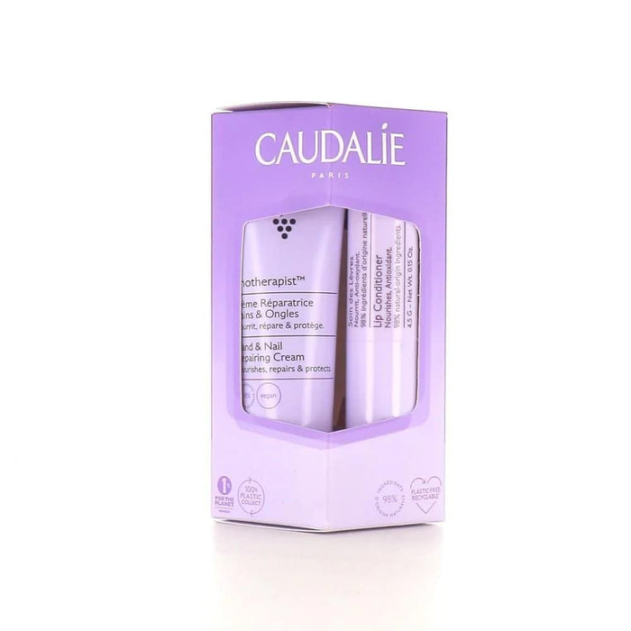 Caudalie Vinotherapist Duo Hand & Nail Repairing Cream 30ml + Lips Care 4.5g