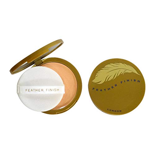 Mayfair Shaneel Enterprises Feather Finish Compact With Mirror - Deep Peach (03) 66 g - Cosmetics at MyPerfumeShop by Mayfair