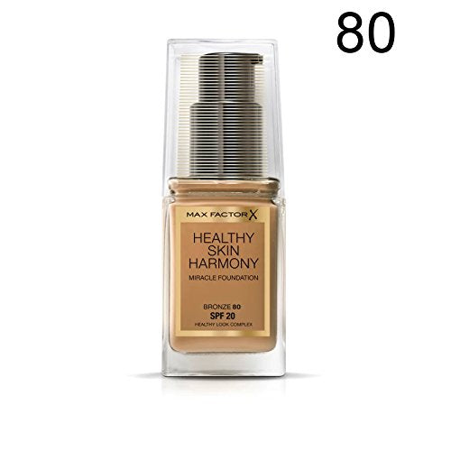 Max Factor Healthy Skin Harmony Foundation SPF20 30ml - 80 Bronze - Default Title - Foundation at MyPerfumeShop by Max Factor