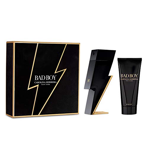 Carolina Herrera Bad Boy Gift Set 100ml EDT + 100ml Shower Gel - Fragrance at MyPerfumeShop by Carolina Herrera